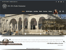 Tablet Screenshot of iskconujjain.com